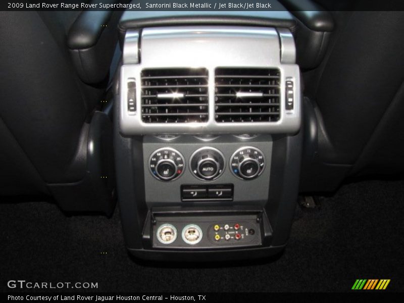 Santorini Black Metallic / Jet Black/Jet Black 2009 Land Rover Range Rover Supercharged