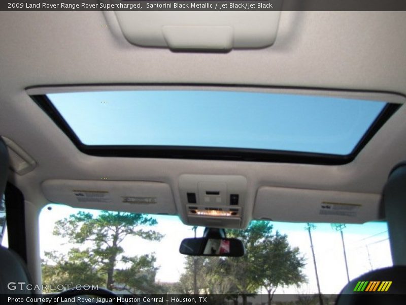 Santorini Black Metallic / Jet Black/Jet Black 2009 Land Rover Range Rover Supercharged