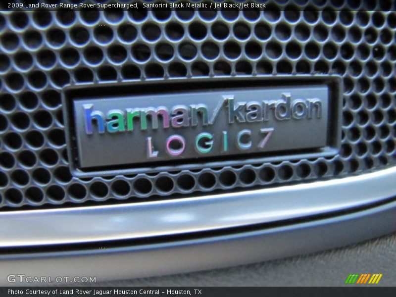 Santorini Black Metallic / Jet Black/Jet Black 2009 Land Rover Range Rover Supercharged