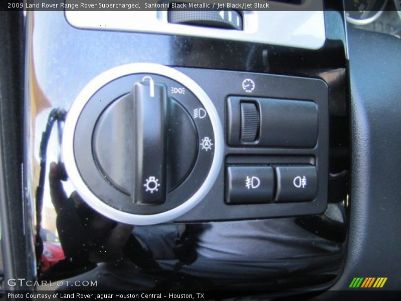 Santorini Black Metallic / Jet Black/Jet Black 2009 Land Rover Range Rover Supercharged
