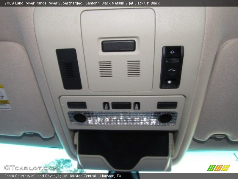 Santorini Black Metallic / Jet Black/Jet Black 2009 Land Rover Range Rover Supercharged