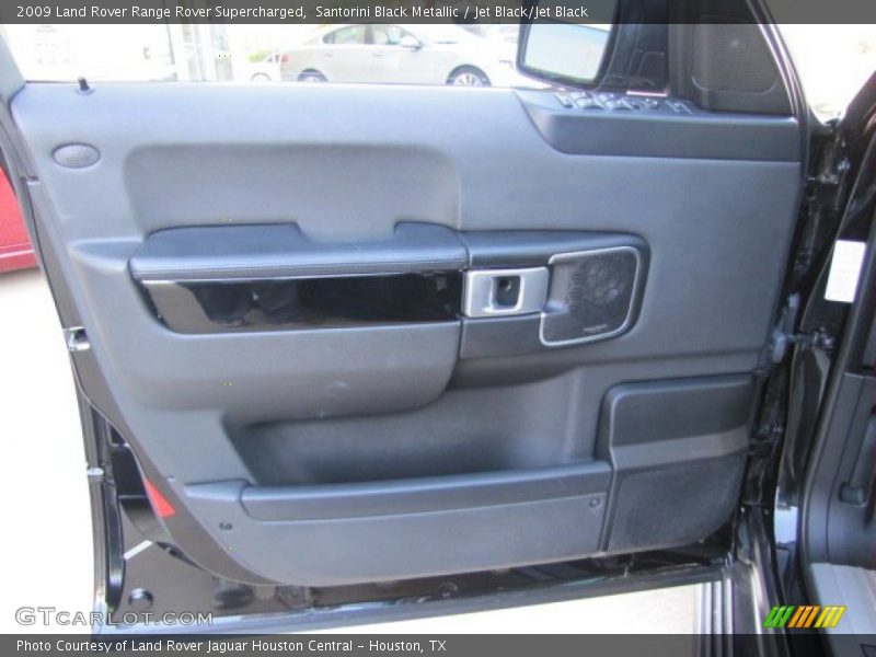 Santorini Black Metallic / Jet Black/Jet Black 2009 Land Rover Range Rover Supercharged