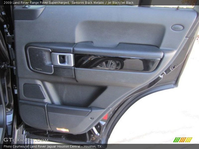 Santorini Black Metallic / Jet Black/Jet Black 2009 Land Rover Range Rover Supercharged