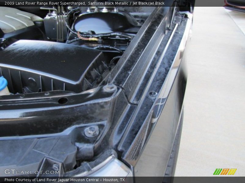 Santorini Black Metallic / Jet Black/Jet Black 2009 Land Rover Range Rover Supercharged