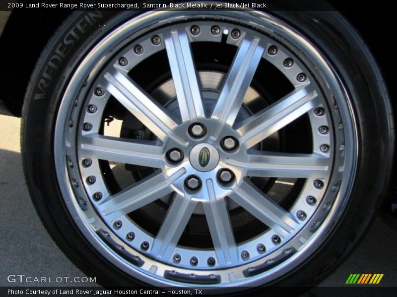 Santorini Black Metallic / Jet Black/Jet Black 2009 Land Rover Range Rover Supercharged