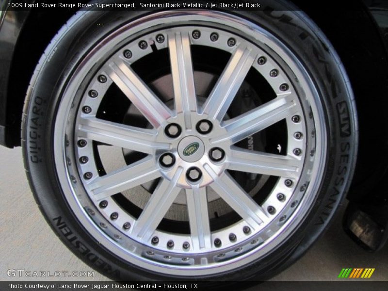 Santorini Black Metallic / Jet Black/Jet Black 2009 Land Rover Range Rover Supercharged