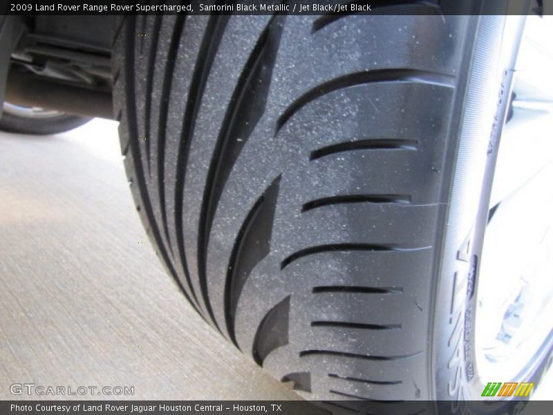 Santorini Black Metallic / Jet Black/Jet Black 2009 Land Rover Range Rover Supercharged