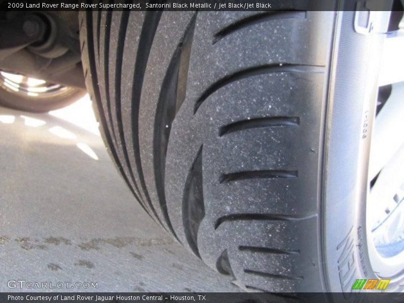Santorini Black Metallic / Jet Black/Jet Black 2009 Land Rover Range Rover Supercharged
