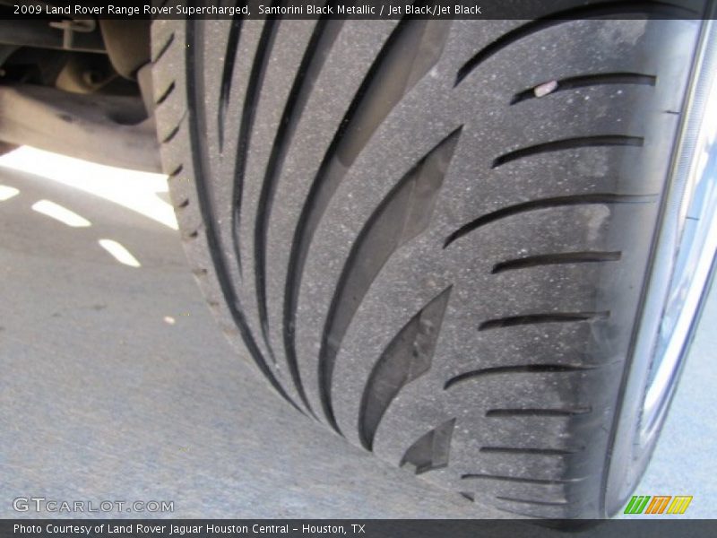 Santorini Black Metallic / Jet Black/Jet Black 2009 Land Rover Range Rover Supercharged