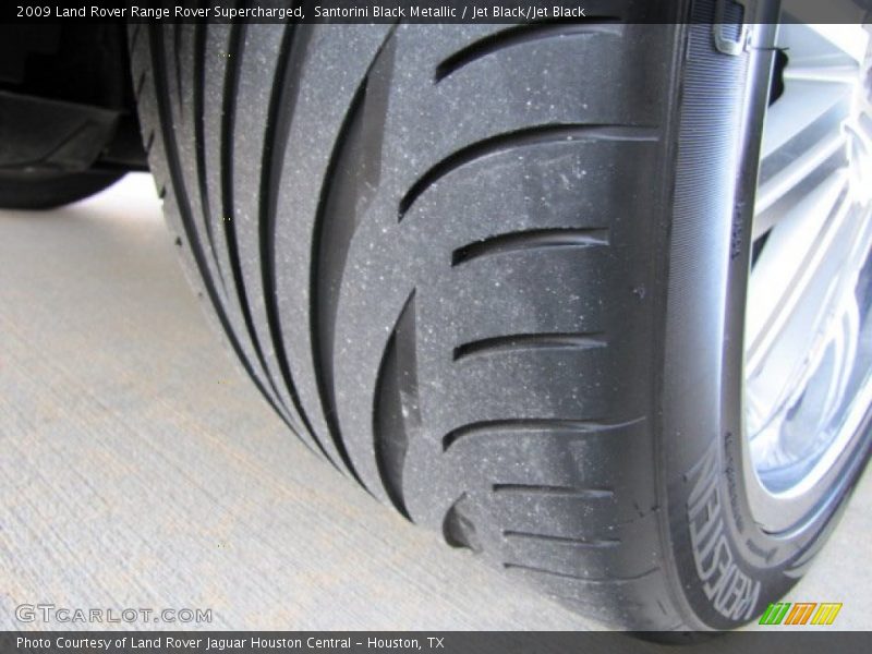 Santorini Black Metallic / Jet Black/Jet Black 2009 Land Rover Range Rover Supercharged
