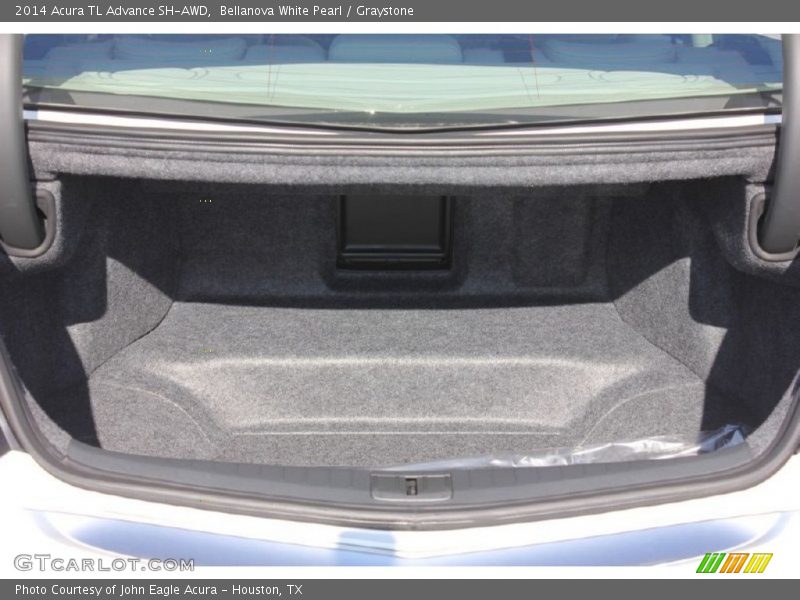 Bellanova White Pearl / Graystone 2014 Acura TL Advance SH-AWD