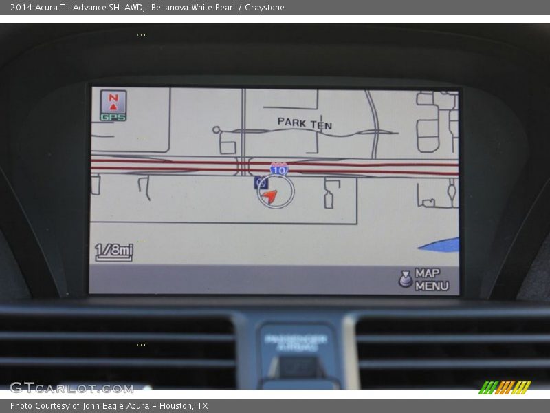 Bellanova White Pearl / Graystone 2014 Acura TL Advance SH-AWD