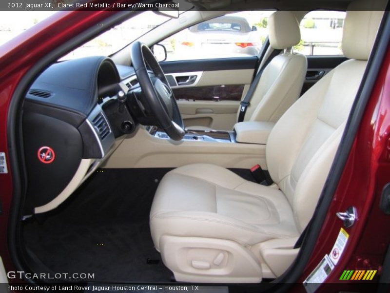 Claret Red Metallic / Barley/Warm Charcoal 2012 Jaguar XF
