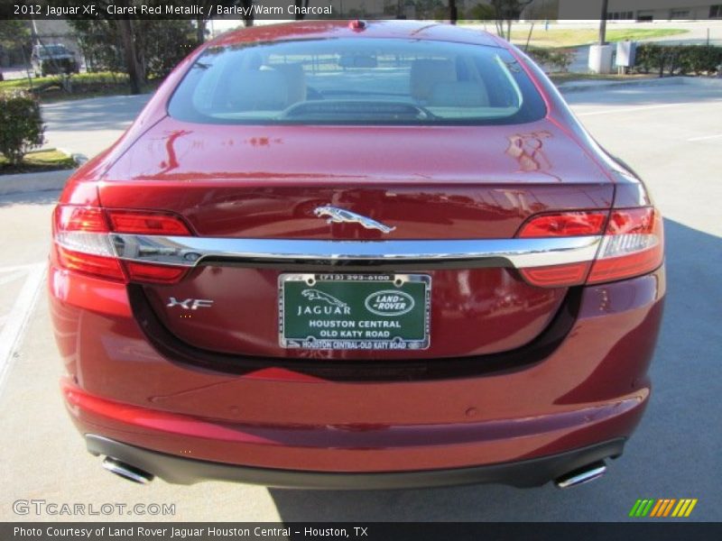 Claret Red Metallic / Barley/Warm Charcoal 2012 Jaguar XF