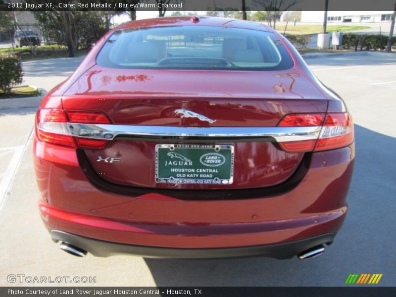 Claret Red Metallic / Barley/Warm Charcoal 2012 Jaguar XF