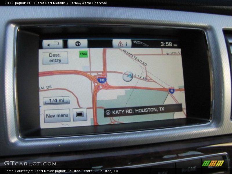 Claret Red Metallic / Barley/Warm Charcoal 2012 Jaguar XF