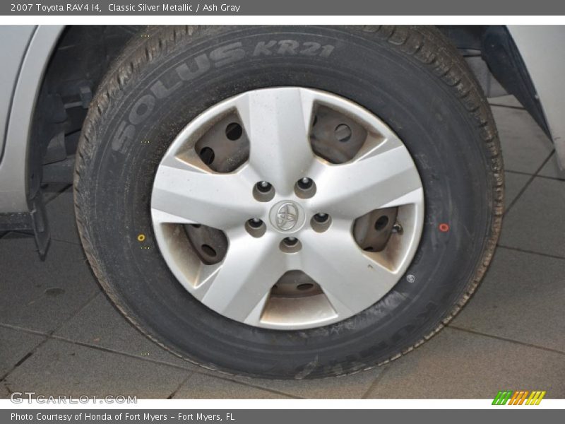 Classic Silver Metallic / Ash Gray 2007 Toyota RAV4 I4