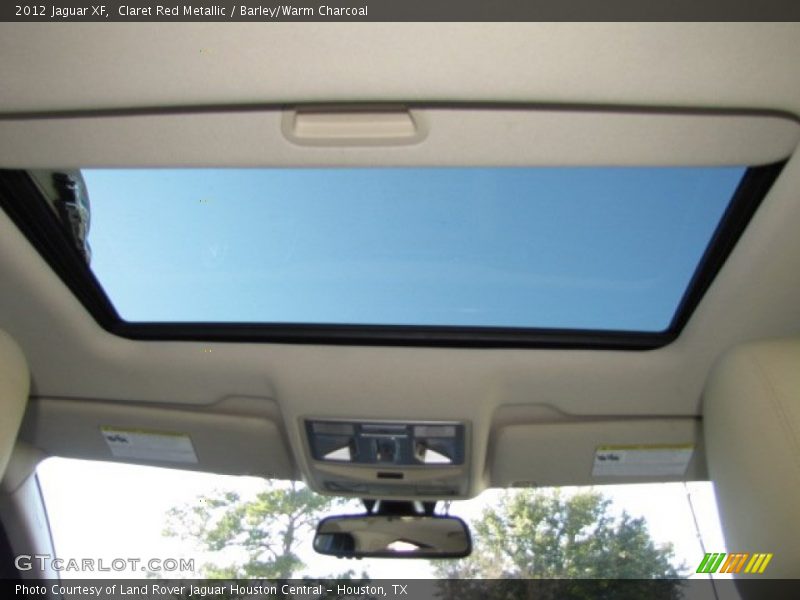 Claret Red Metallic / Barley/Warm Charcoal 2012 Jaguar XF