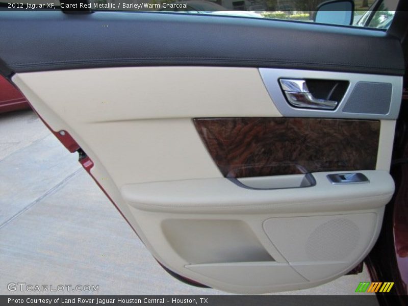 Claret Red Metallic / Barley/Warm Charcoal 2012 Jaguar XF