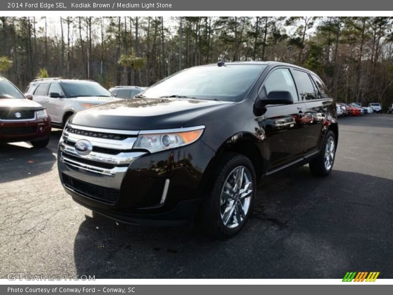 Kodiak Brown / Medium Light Stone 2014 Ford Edge SEL