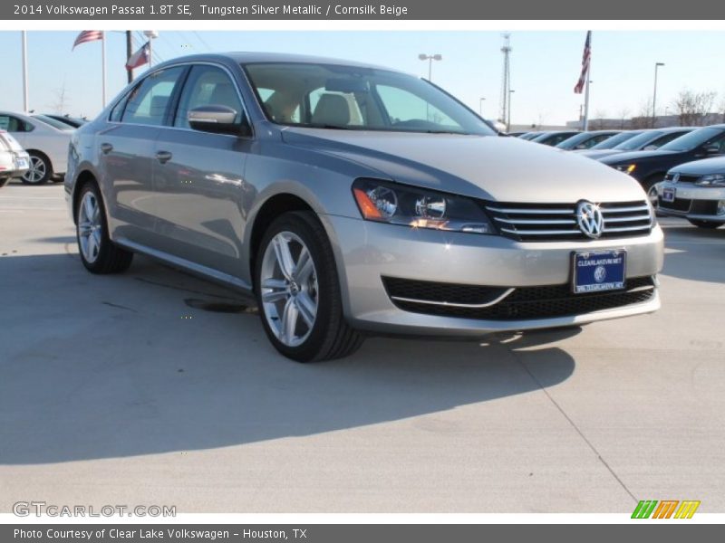 Tungsten Silver Metallic / Cornsilk Beige 2014 Volkswagen Passat 1.8T SE