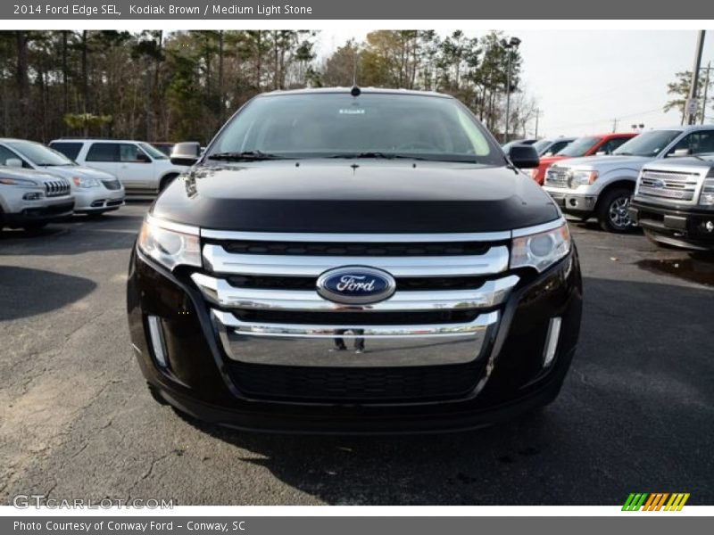 Kodiak Brown / Medium Light Stone 2014 Ford Edge SEL