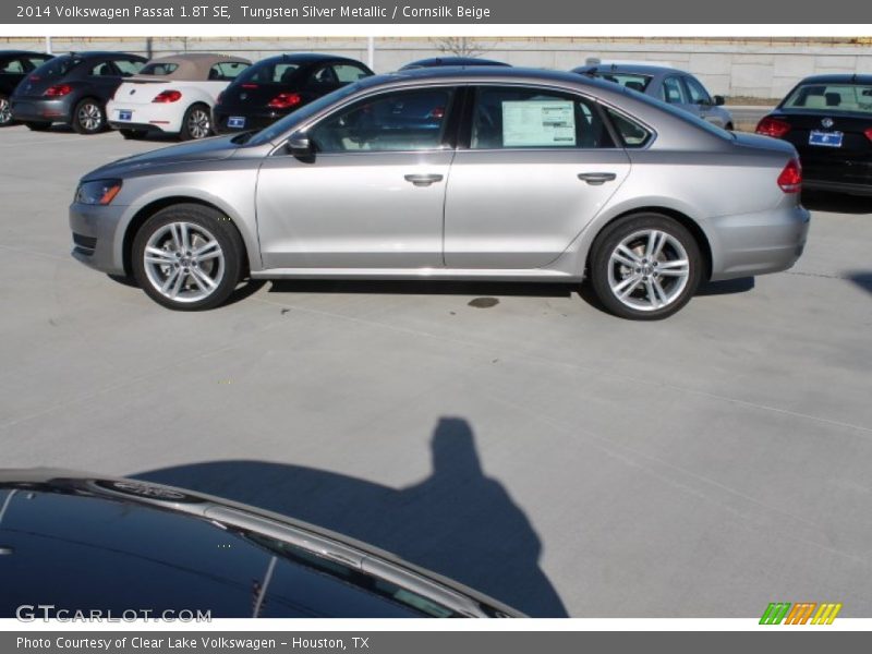 Tungsten Silver Metallic / Cornsilk Beige 2014 Volkswagen Passat 1.8T SE