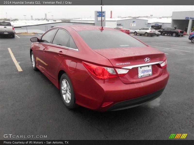 Venetian Red / Gray 2014 Hyundai Sonata GLS