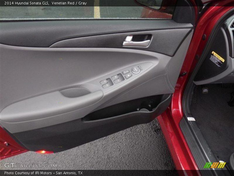 Venetian Red / Gray 2014 Hyundai Sonata GLS