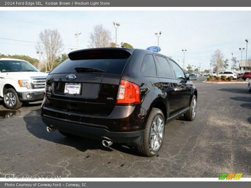 Kodiak Brown / Medium Light Stone 2014 Ford Edge SEL