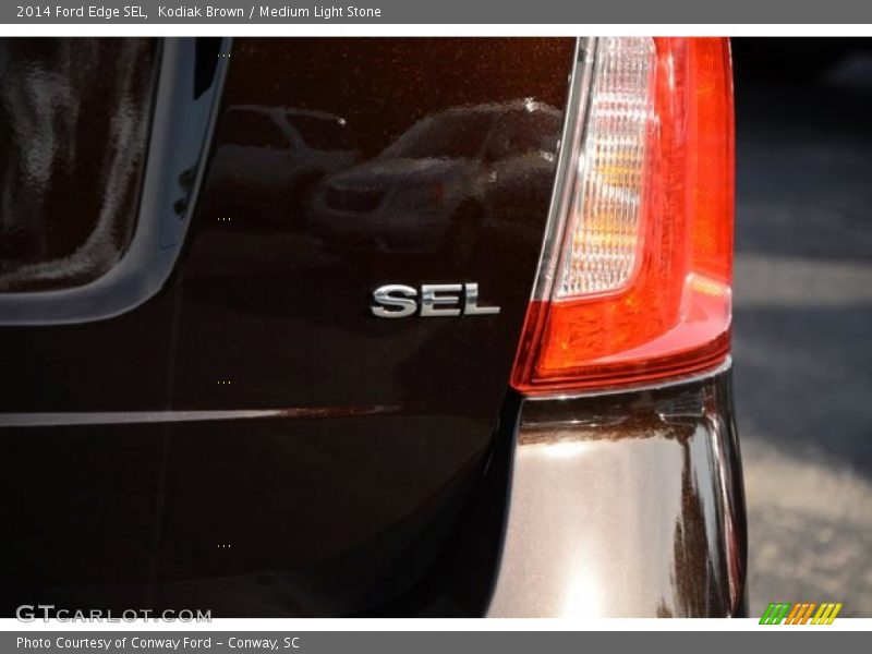 Kodiak Brown / Medium Light Stone 2014 Ford Edge SEL
