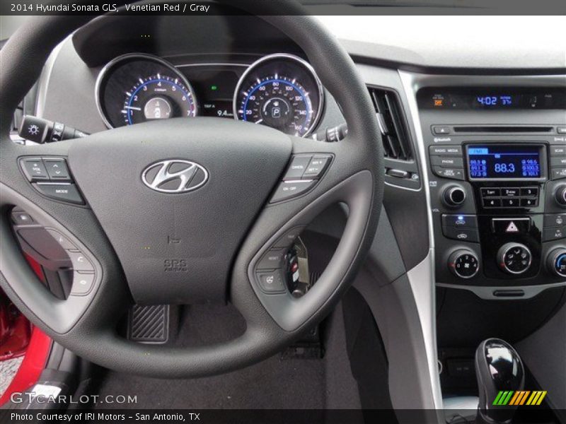 Venetian Red / Gray 2014 Hyundai Sonata GLS