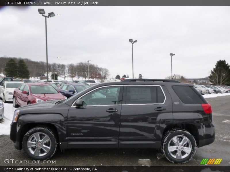 Iridium Metallic / Jet Black 2014 GMC Terrain SLT AWD