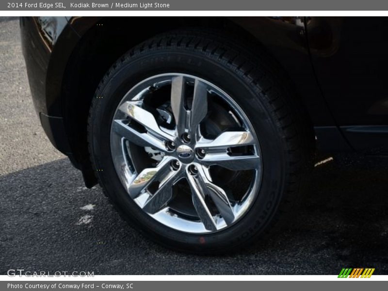 Kodiak Brown / Medium Light Stone 2014 Ford Edge SEL