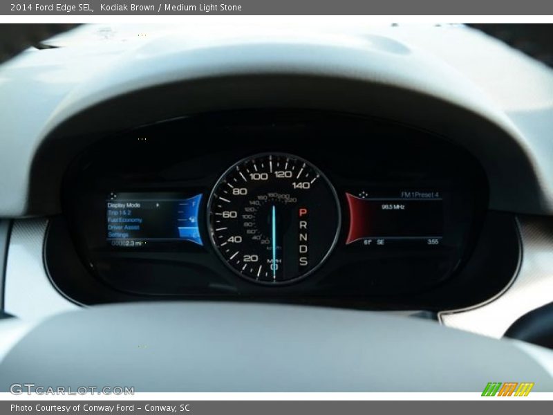Kodiak Brown / Medium Light Stone 2014 Ford Edge SEL