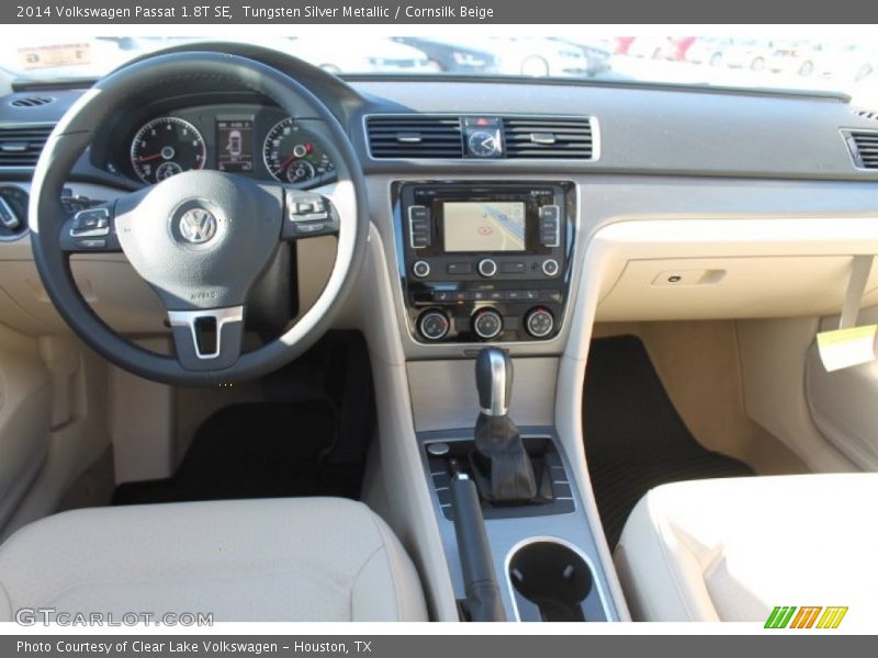 Tungsten Silver Metallic / Cornsilk Beige 2014 Volkswagen Passat 1.8T SE