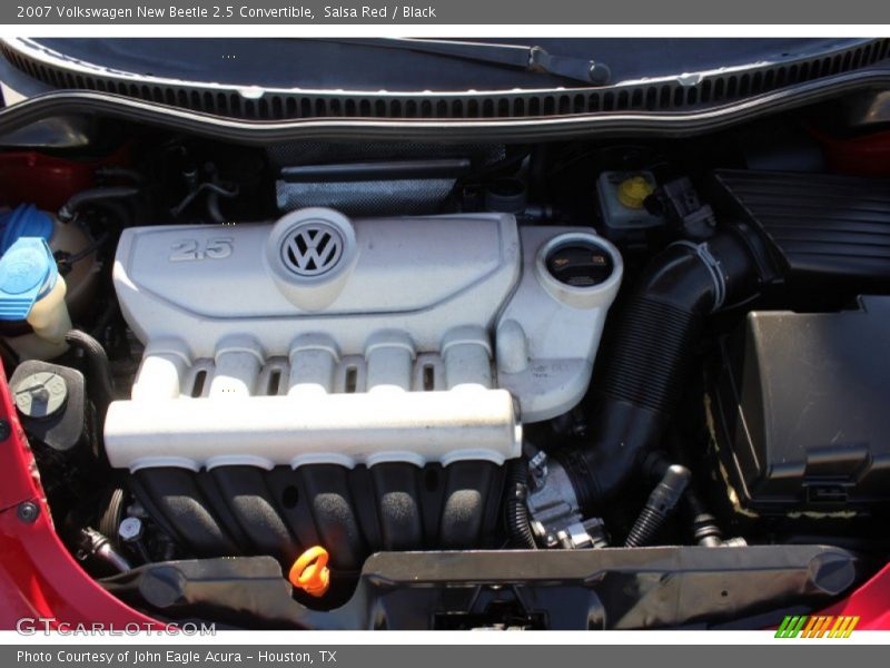 Salsa Red / Black 2007 Volkswagen New Beetle 2.5 Convertible