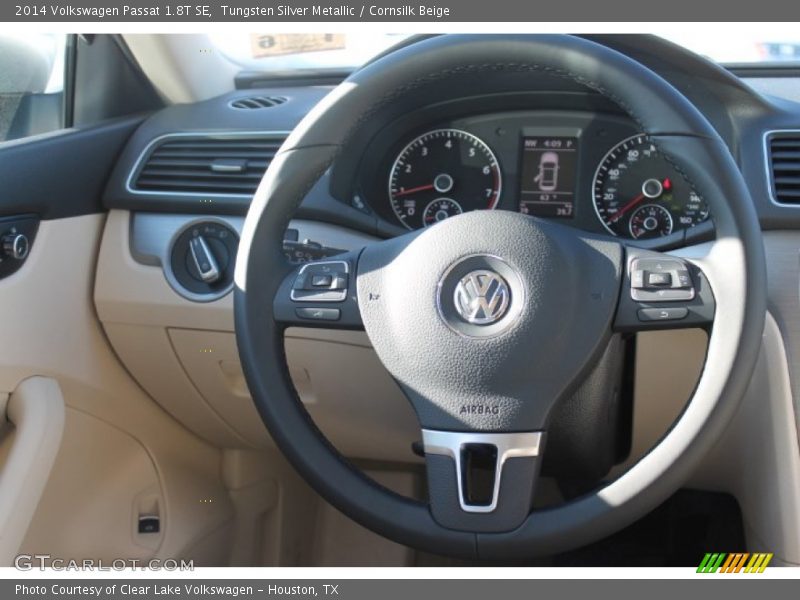 Tungsten Silver Metallic / Cornsilk Beige 2014 Volkswagen Passat 1.8T SE