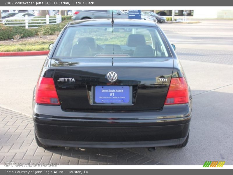 Black / Black 2002 Volkswagen Jetta GLS TDI Sedan