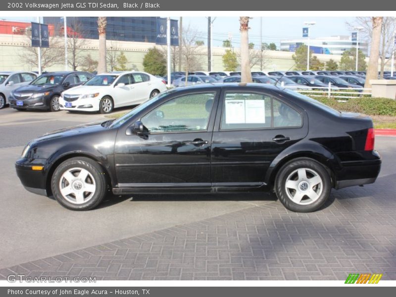 Black / Black 2002 Volkswagen Jetta GLS TDI Sedan