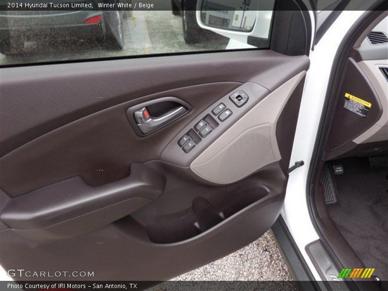 Winter White / Beige 2014 Hyundai Tucson Limited