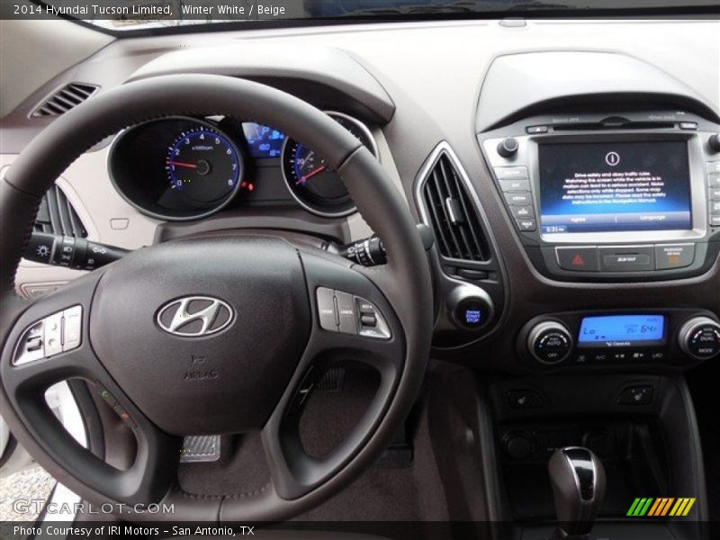 Winter White / Beige 2014 Hyundai Tucson Limited