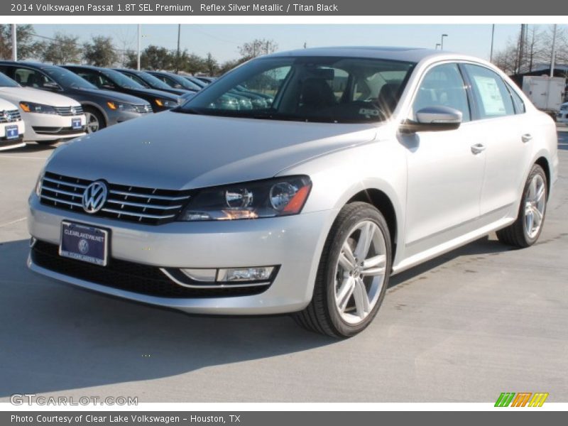 Reflex Silver Metallic / Titan Black 2014 Volkswagen Passat 1.8T SEL Premium
