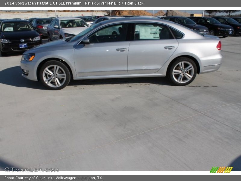 Reflex Silver Metallic / Titan Black 2014 Volkswagen Passat 1.8T SEL Premium