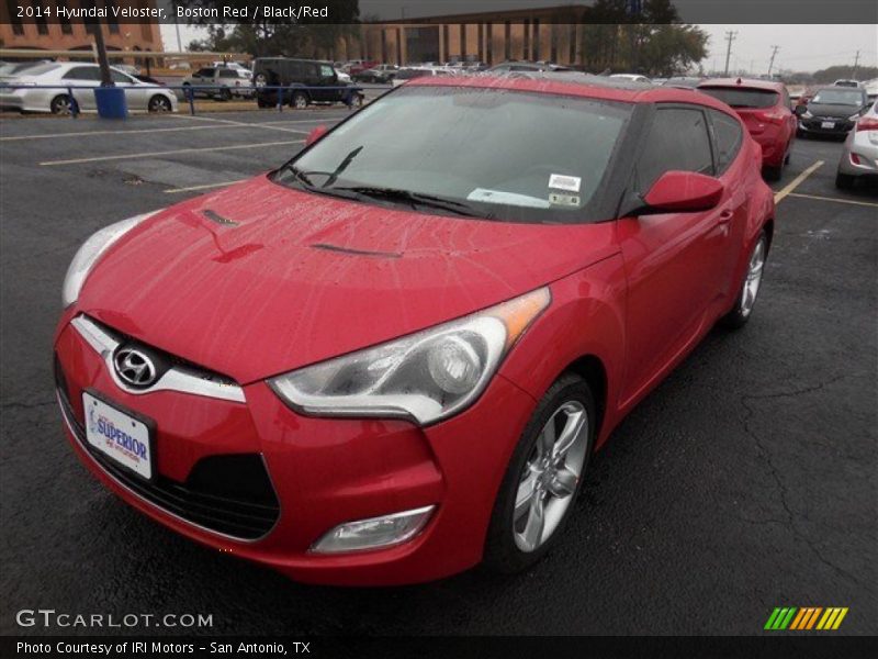 Boston Red / Black/Red 2014 Hyundai Veloster
