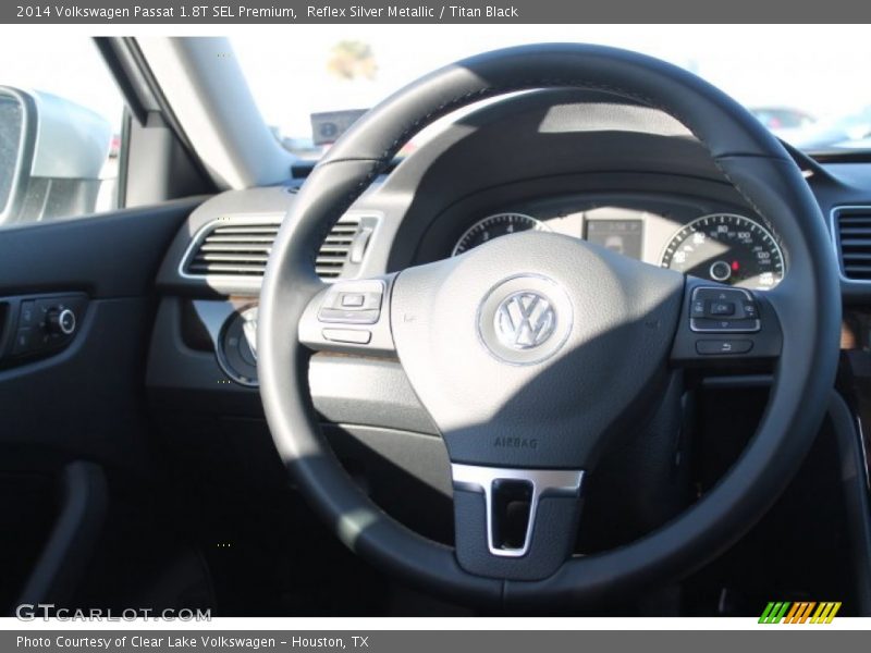 Reflex Silver Metallic / Titan Black 2014 Volkswagen Passat 1.8T SEL Premium