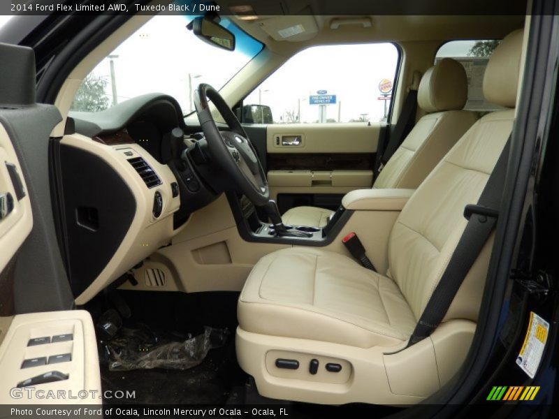 Tuxedo Black / Dune 2014 Ford Flex Limited AWD