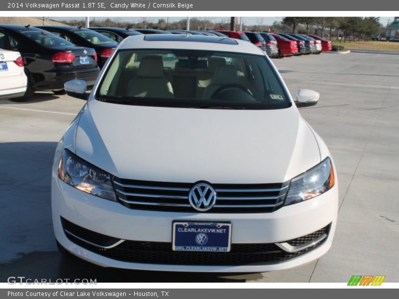 Candy White / Cornsilk Beige 2014 Volkswagen Passat 1.8T SE