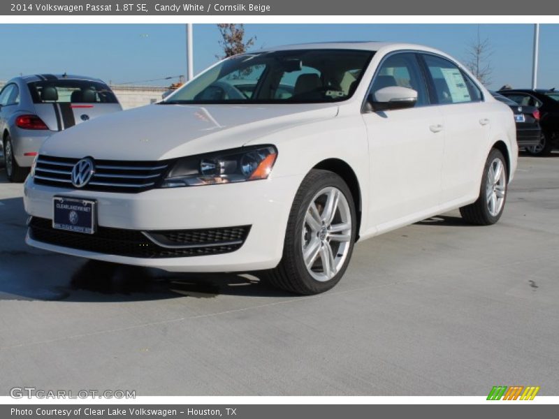 Candy White / Cornsilk Beige 2014 Volkswagen Passat 1.8T SE