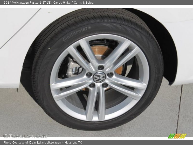 Candy White / Cornsilk Beige 2014 Volkswagen Passat 1.8T SE